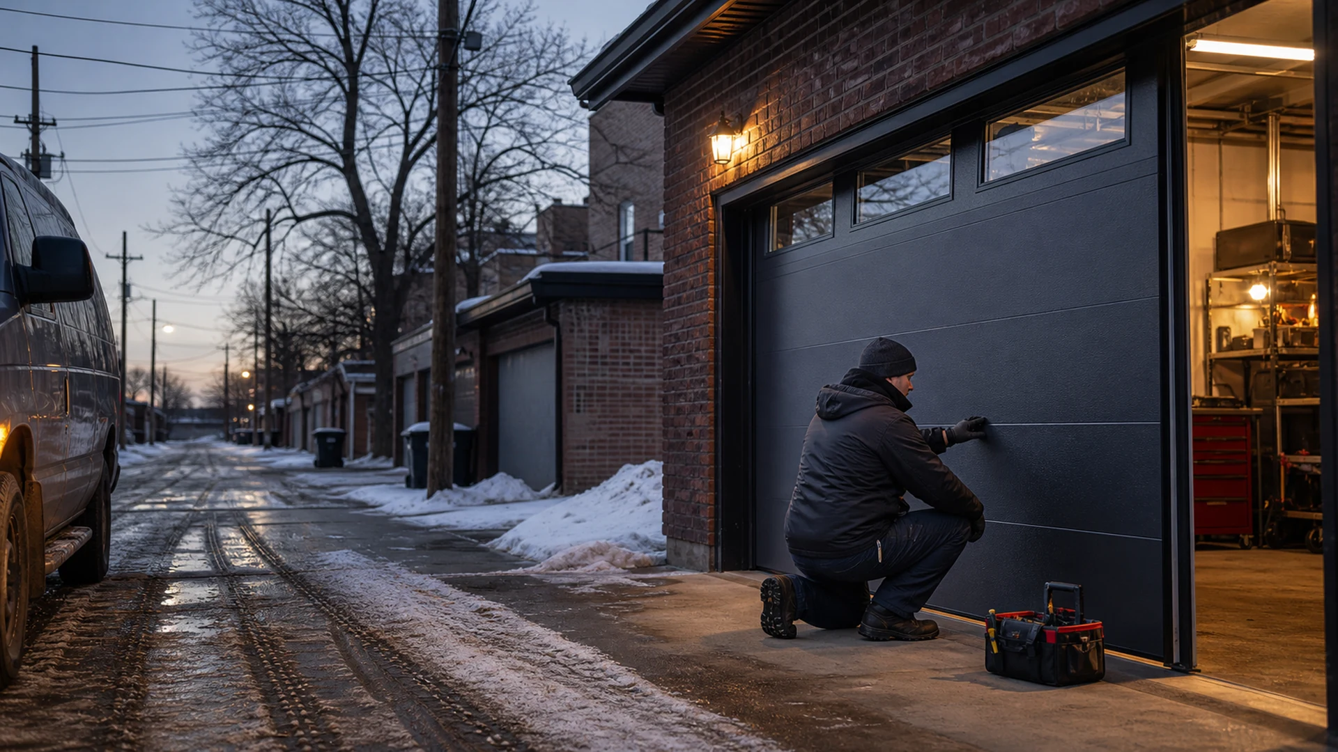 Doors that openon the coldest mornings.